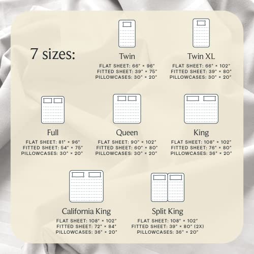 Zunatero 6PC Queen Sheet Set – Cooling Microfiber, Deep Pocket, Denim